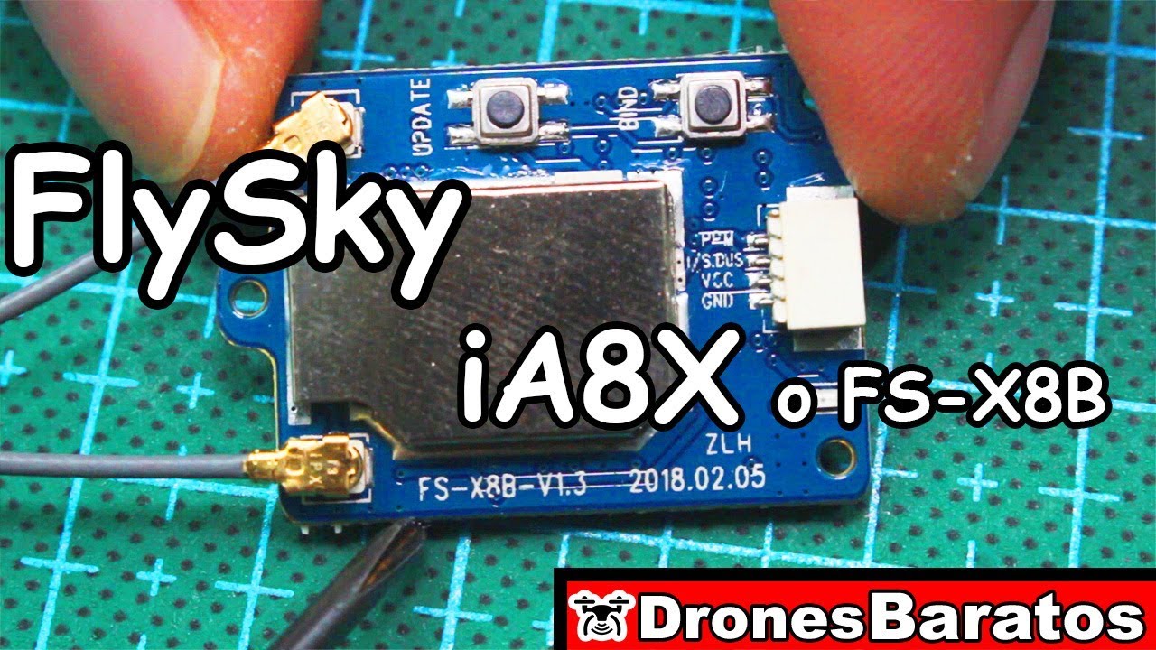Rreceptor FlySky FS-X8B en Español - iA8X Receiver Review
