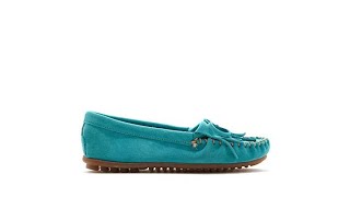 Minnetonka "Kilty" Suede Loafer Moccasin