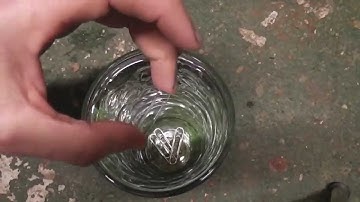 How to make a paper clip float on water
