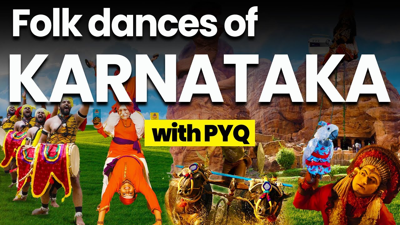 Folk Dances Of India (Mnemonics Series) I KARNATAKA I SSC Static GK I Simplicrack