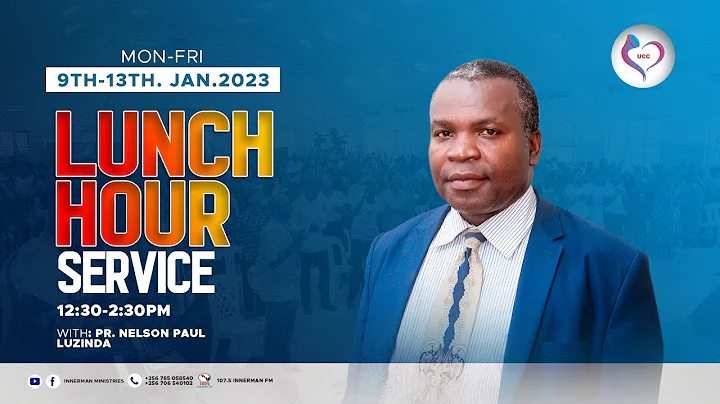 LUNCH HOUR FELLOWSHIP WITH PR. NELSON PAUL LUZINDA...