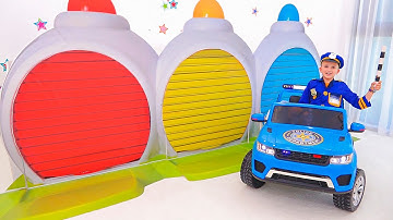 يستمتع فلاد ونيكي مع سيارات الألعاب - مقاطع فيديو مضحكة للأطفال