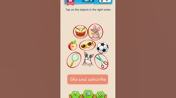 Tap on the object in right order -iqboost #viral #minecraft #ytshorts #kidspuzzlevideos