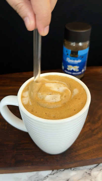 Creamy vanilla coffee ASMR || #asmr #recipe #cooking #indianasmrworld #hotcoffee #food