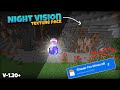 Latest Night Vision Pack For Minecraft Pe 1.20.81 || Best Night Vision pack For Mcpe (1.20) 1.21+