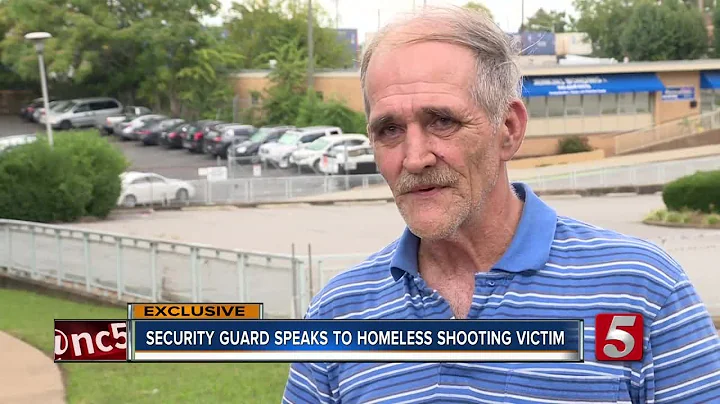 Security Guard Talks To Homeless Shooting Victim