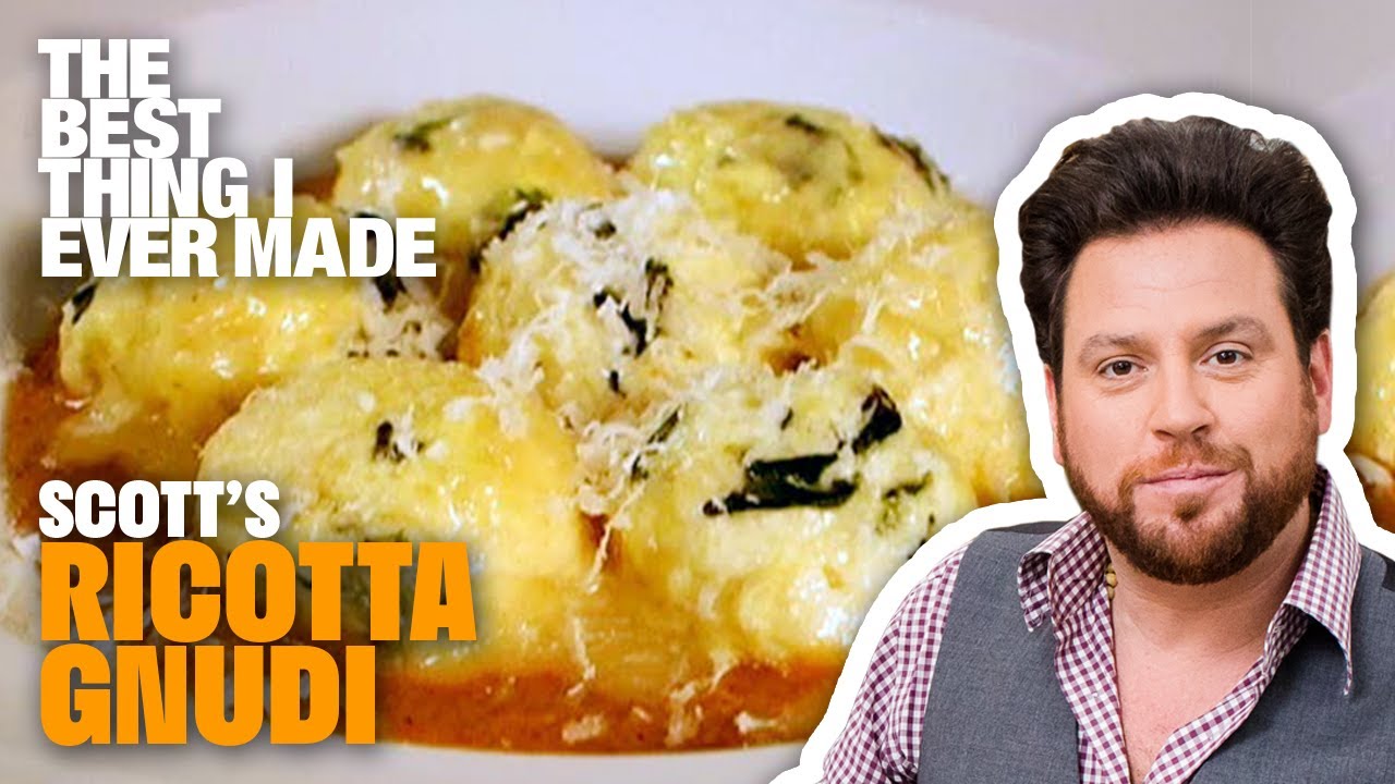 Spinach and Ricotta Gnudi with Scott Conant | The Best Thing I Ever Made | Food Network