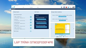 #1 Lập trình STM32F030F4P6 - blink led