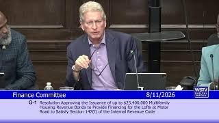 Finance Committee Meeting - August 11, 2026