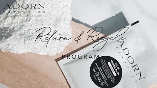 How To Return & Recycle Your Beauty Packaging: Adorn's Cosmetic Recycling Program