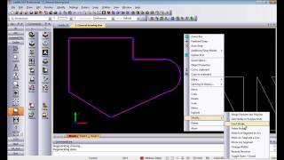Polylines in Caddie .dwg Architecture compatible CAD software