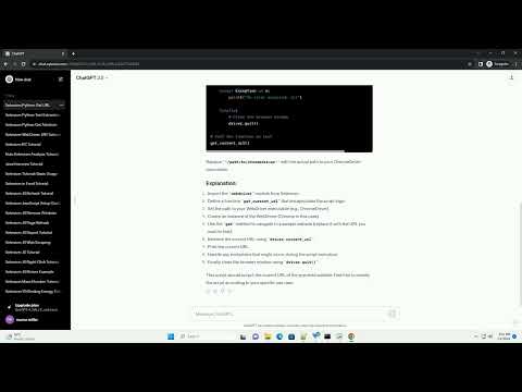 selenium python get current url