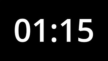 1 MINUTE 15 SECOND TIMER - No Sound - Full HD 1080p - COUNTDOWN - 75 SECOND