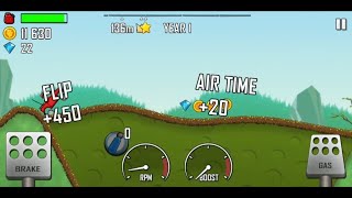 First Time Playing Hill Climb Racing 🚗🔥 | Crazy Car Flip 😱 screenshot 2