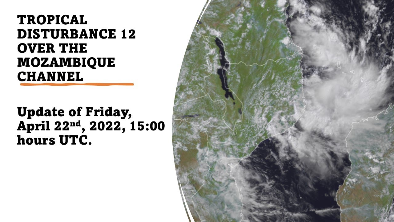 Tropical Disturbance 12 over the Mozambique Channel