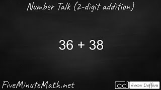 Number Talk #2 (2-digit addition)