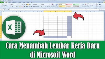 Cara Cepat Menambah Kolom dan Baris di Microsoft Excel