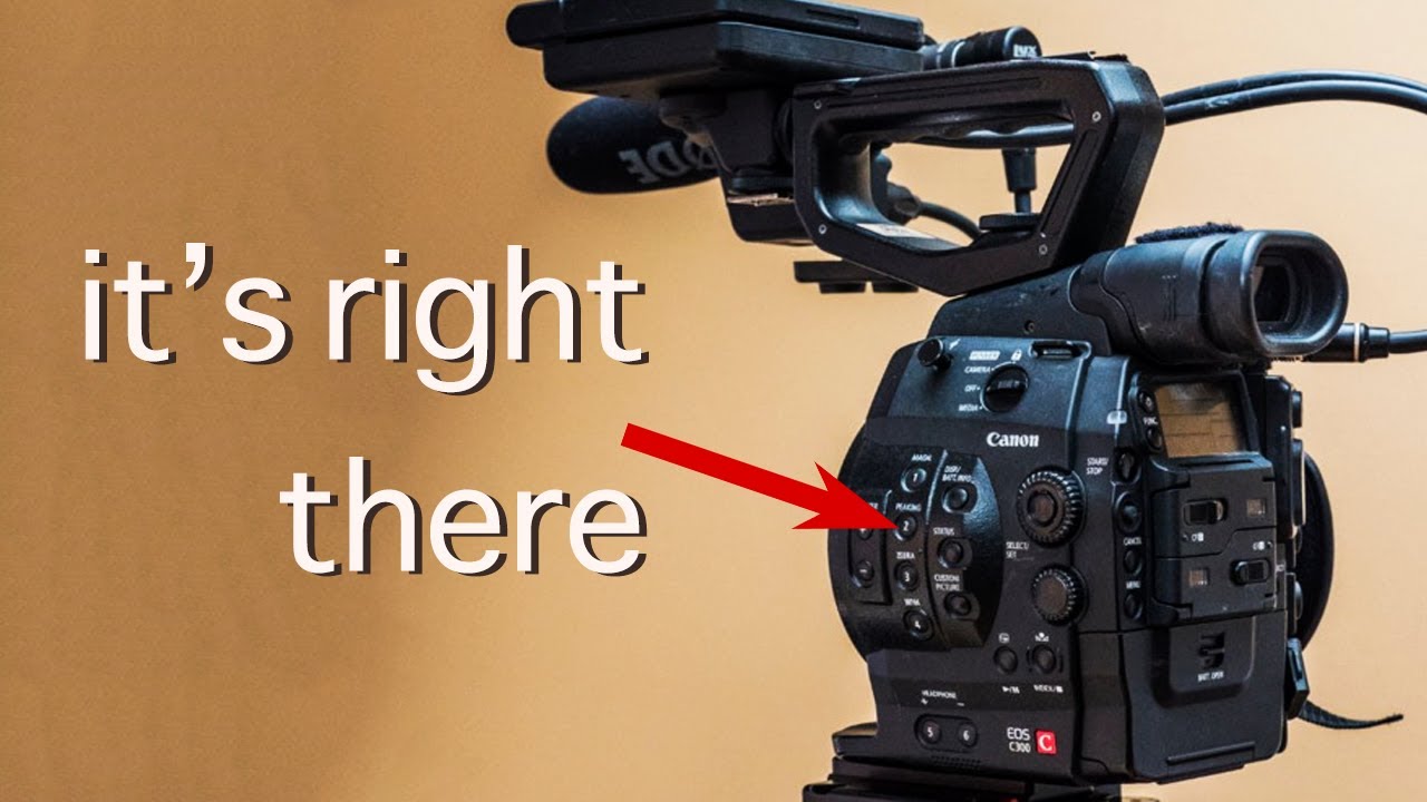 Find Lifetime Hour Meter Total CANON C300 MK 1 YouTube