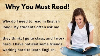 Why You Must Read  | Learn English Through Story | Improve Your English