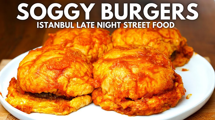Istanbul Late Night Street Food | Turkish Soggy Burgers