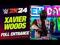 XAVIER WOODS WWE 2K24 ENTRANCE - #WWE2K24 XAVIER WOODS ENTRANCE THE NEW DAY