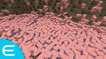 How to summon 100 pigs with one command