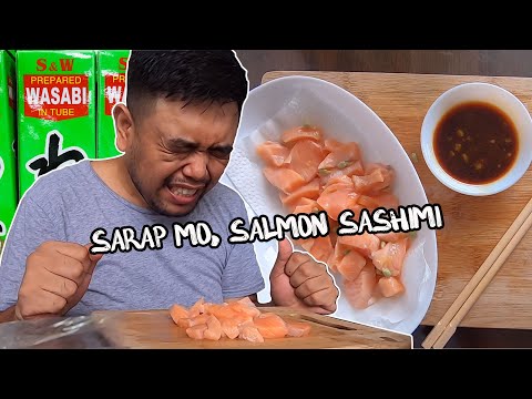 Sarap Mo Salmon Sashimi [How to prepare a sashimi]