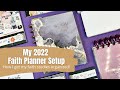 My 2022 Faith Planner Setup || The Happy Planner