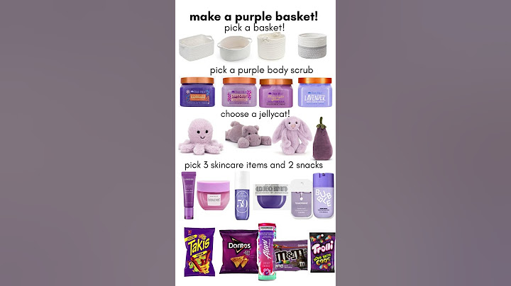 make a purple basket!! (requested) #preppy #basket #skincare #preppyyyy #aesthetic #purple #cutesy