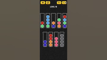 Ball Sort Puzzle Level 19 WalkThrough Solution Gameplay