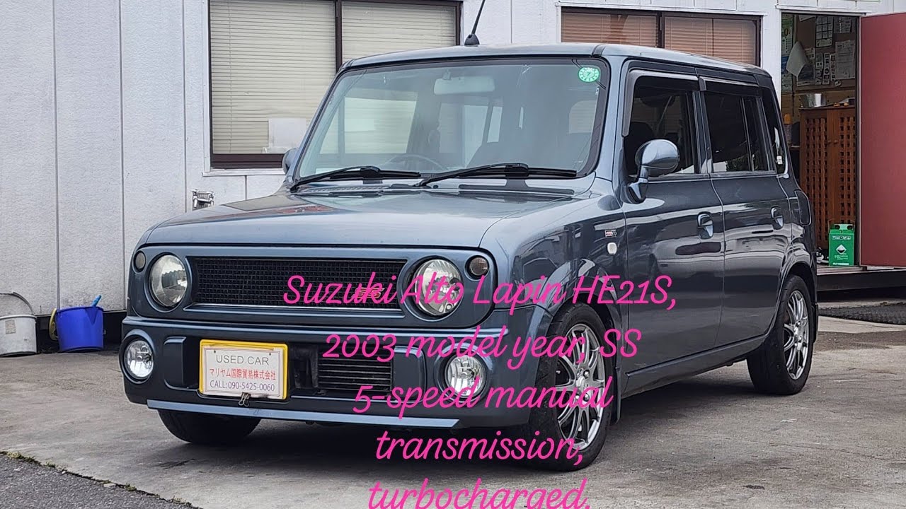 HE21Sスズキ 年式 2003年アルトラパン SS5速マニュアル