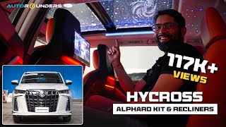 India's best modified Toyota Hycross 🤩 | Alphard Kit with Recliner Interiors | Autorounders