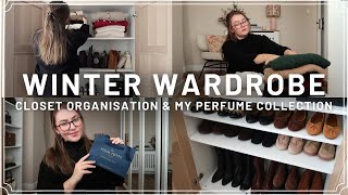WINTER WARDROBE ORGANISATION - A DRESSING ROOM DECLUTTER AND MY PERFUME COLLECTION | PetiteElliee