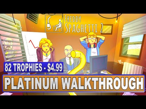 Freddy Spaghetti 2 Platinum Walkthrough | Trophy & Achievement Guide | Crossbuy - 82 Trophies