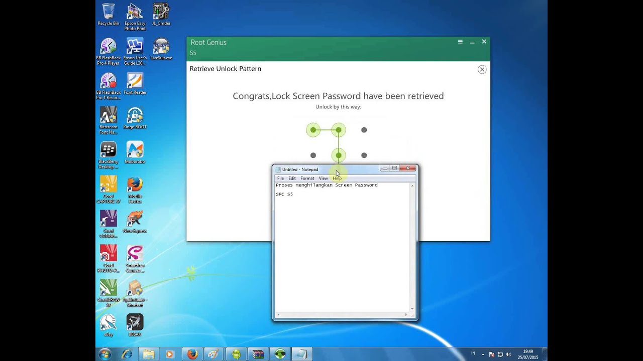 Remove Screen Password Android - YouTube