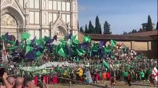 Calcio storico, gli Azzurri battono i Verdi 14-5 nella prima semifinale