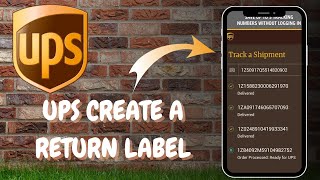 How to Create and Email a UPS Return Label - Here's How You Can Do It // 2025 Edition
