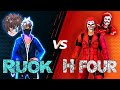 👽💗 RUOK 🇹🇭 vs H FOUR 🇹🇳 | WHO IS THE KING OF ONE SHOT ? 👽💗