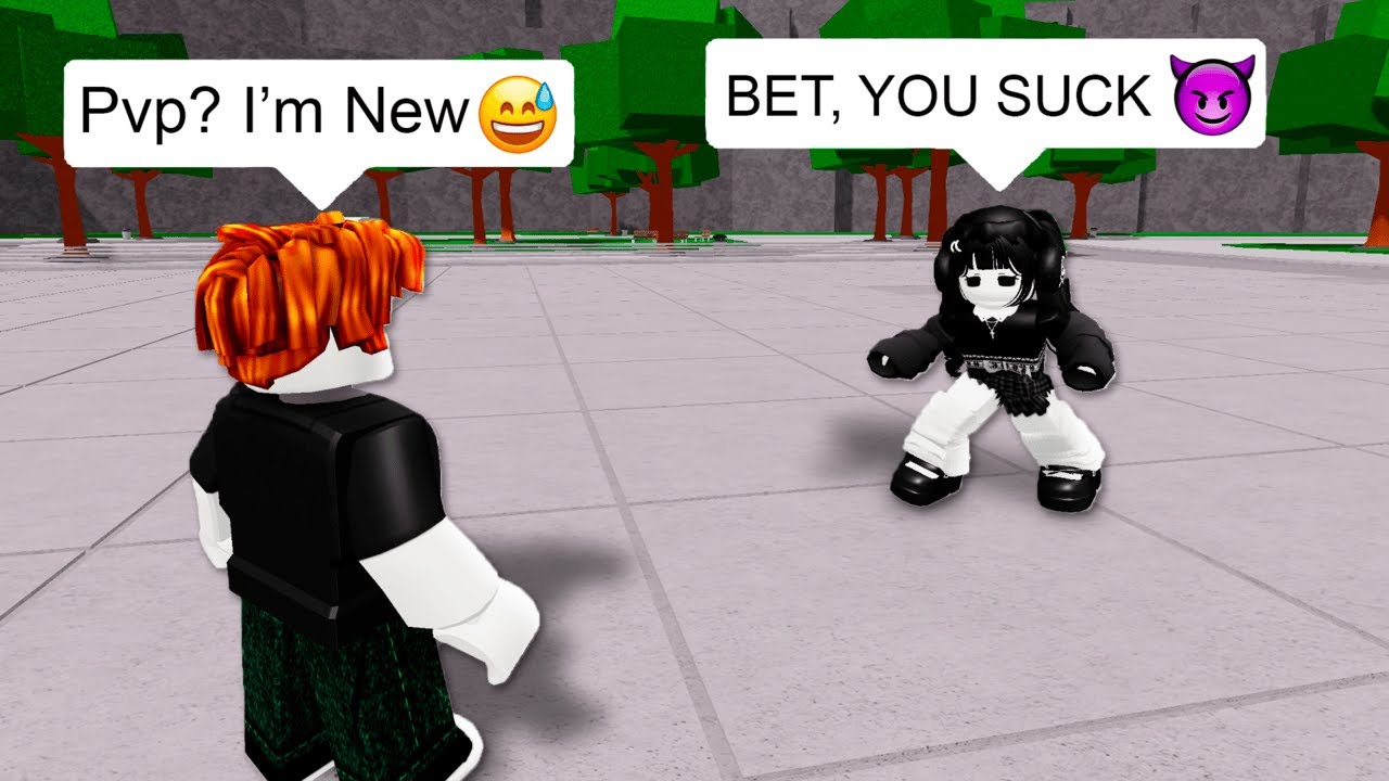 I Pretended to Be A Noob and Humbled A Toxic E-girl in The Strongest Battle Grounds