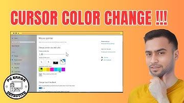 How to Change Cursor Color Windows 10