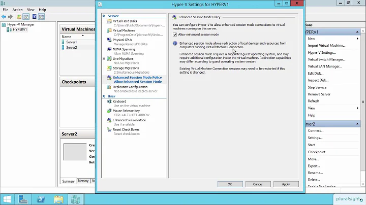 09  Configure Enhanced Session Mode and RemoteFX