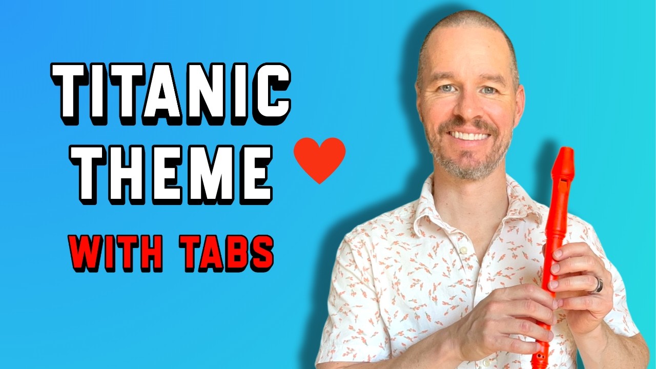 Выучите песню «My Heart Will Go On» на блокфлейте 🎵 Учебник по теме «Титаник» (с табулатурами)