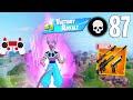 87 Elimination Solo Vs Squads Gameplay Wins (NEW Fortnite Chapter 5 PS4 Controller)