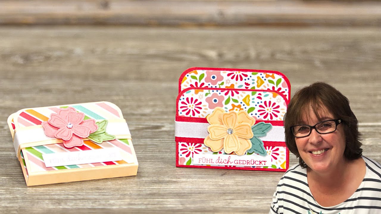 Farbenfrohes Goodie selbst basteln・ Mitbringsel ・ Produktpaket Freundschaftsblüten ・Stampin’ Up!