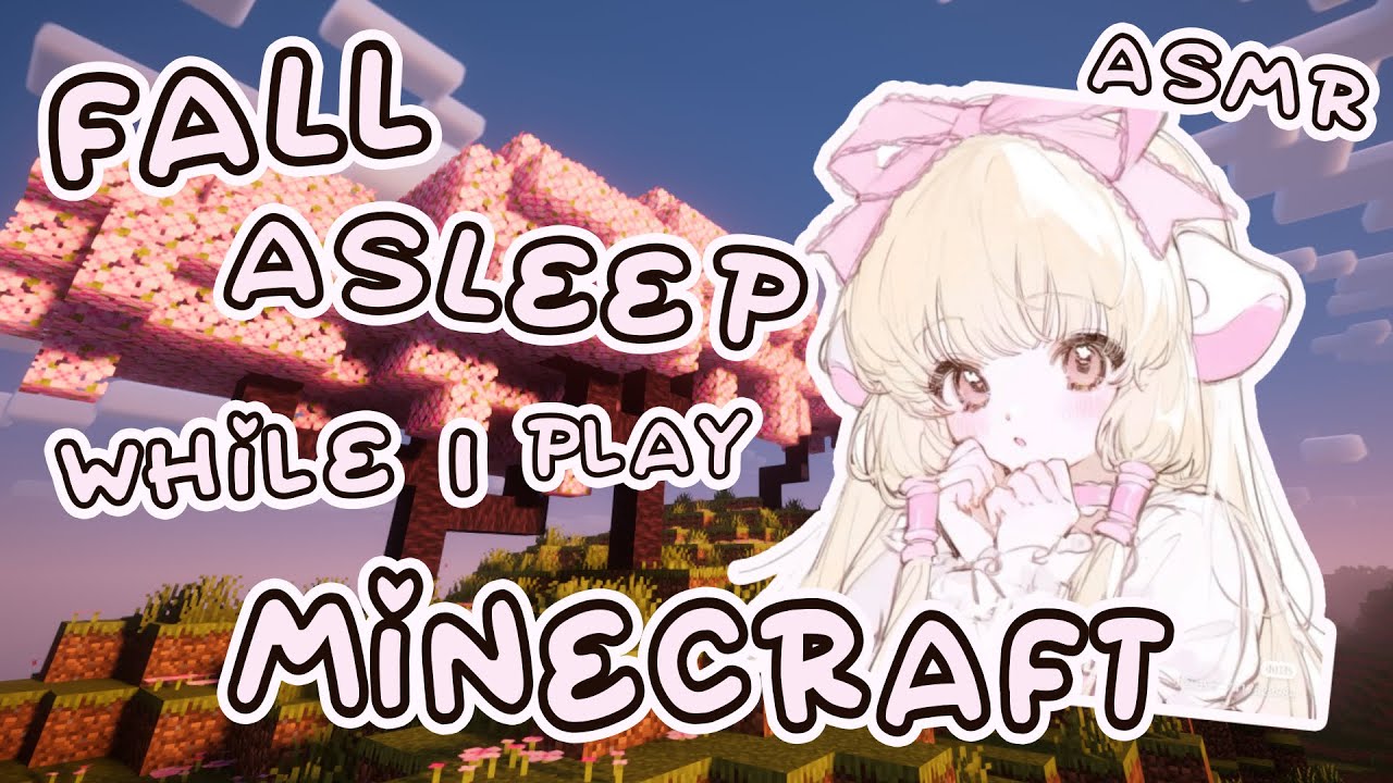 ASMR Fall asleep while I play MINECRAFT ⭐️ - YouTube