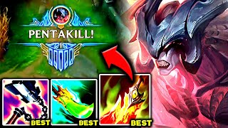 AATROX TOP IS BROKEN THIS PATCH AND ITS AMAZING! (PENTA KILL) - S13 Aatrox TOP Gameplay Guide