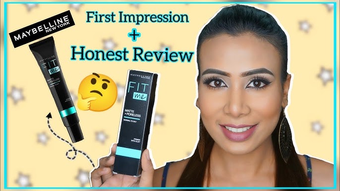 Maybelline Fit Me Matte and Poreless Mattifying Face Primer Review (& Viral  Amazon Makeup Sponge) - YouTube