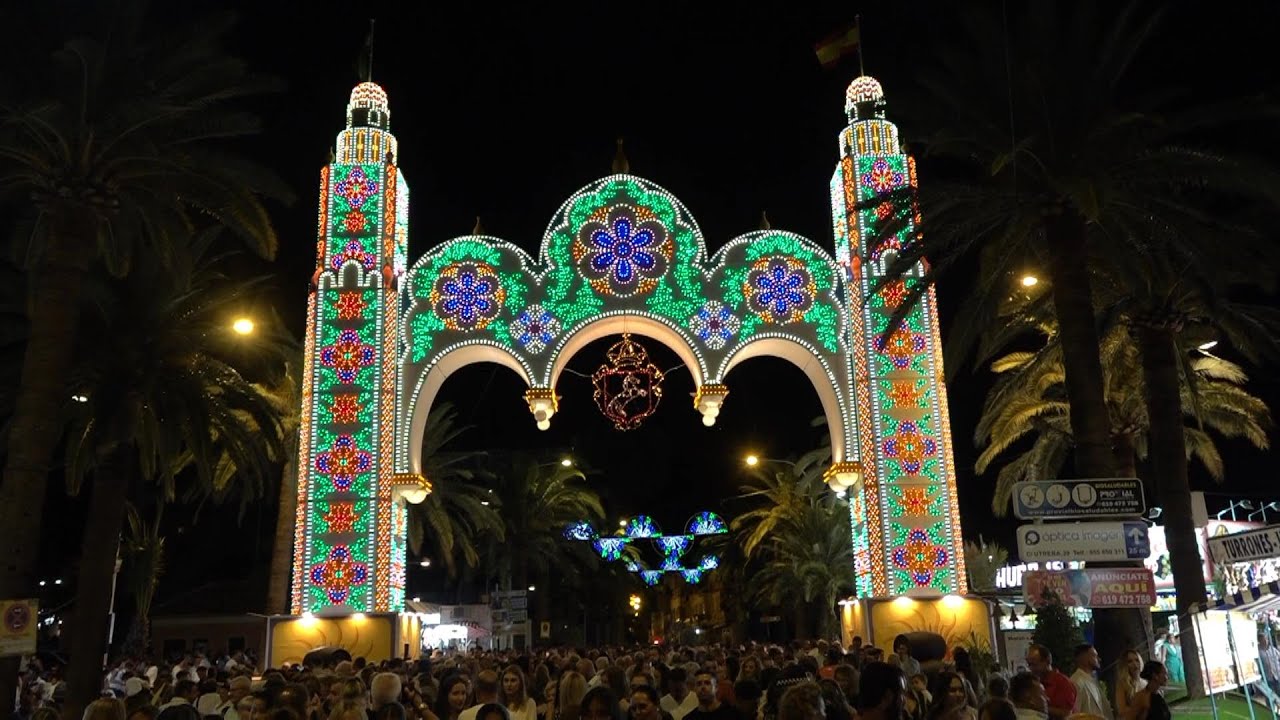 Feria de Morón 2022. Encendido del alumbrado