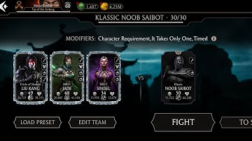 Boss Klassic NOOB SAIBOT + Rewards Opening 🔥 Elder Challenge ☠️ Mortal Kombat Mobile Gameplay