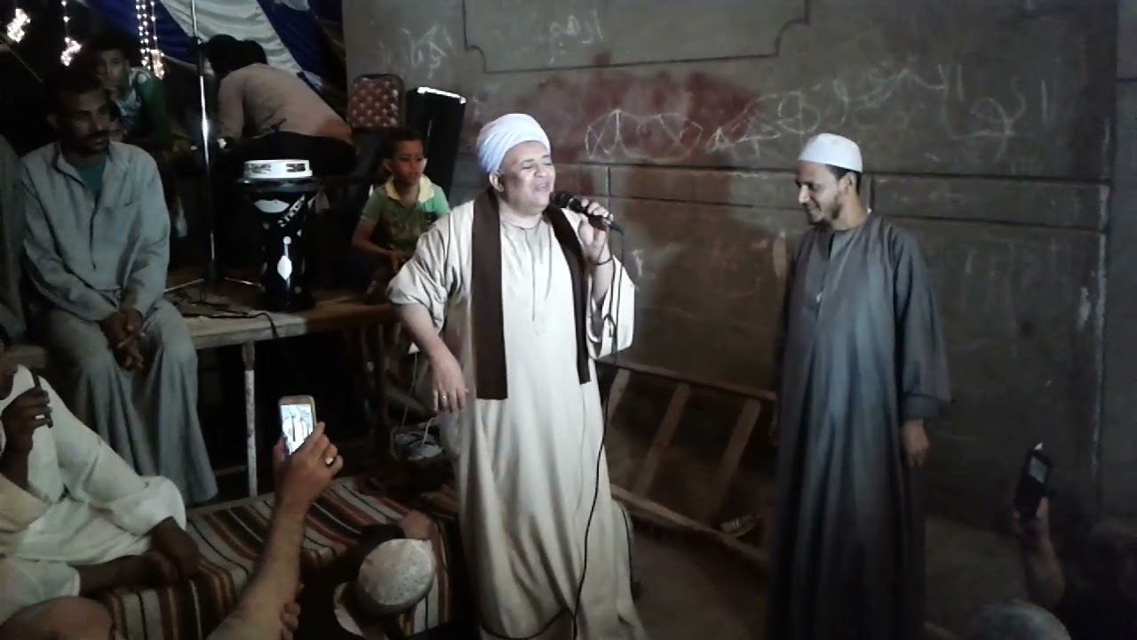 شيخ المنشدين ومعلمي الأول الشيخ أحمد خيرالله السلاقوسي وإبداع بقرية صقط راشين - بني سويف